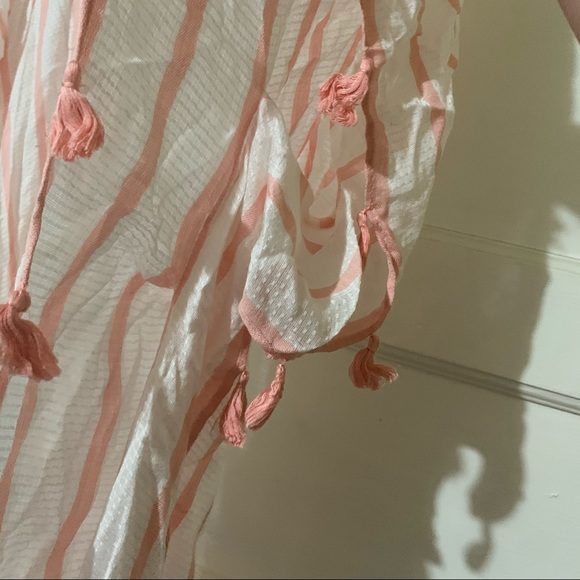 Lightweight Striped Tassel Kimono NWT - Picture 7 of 16